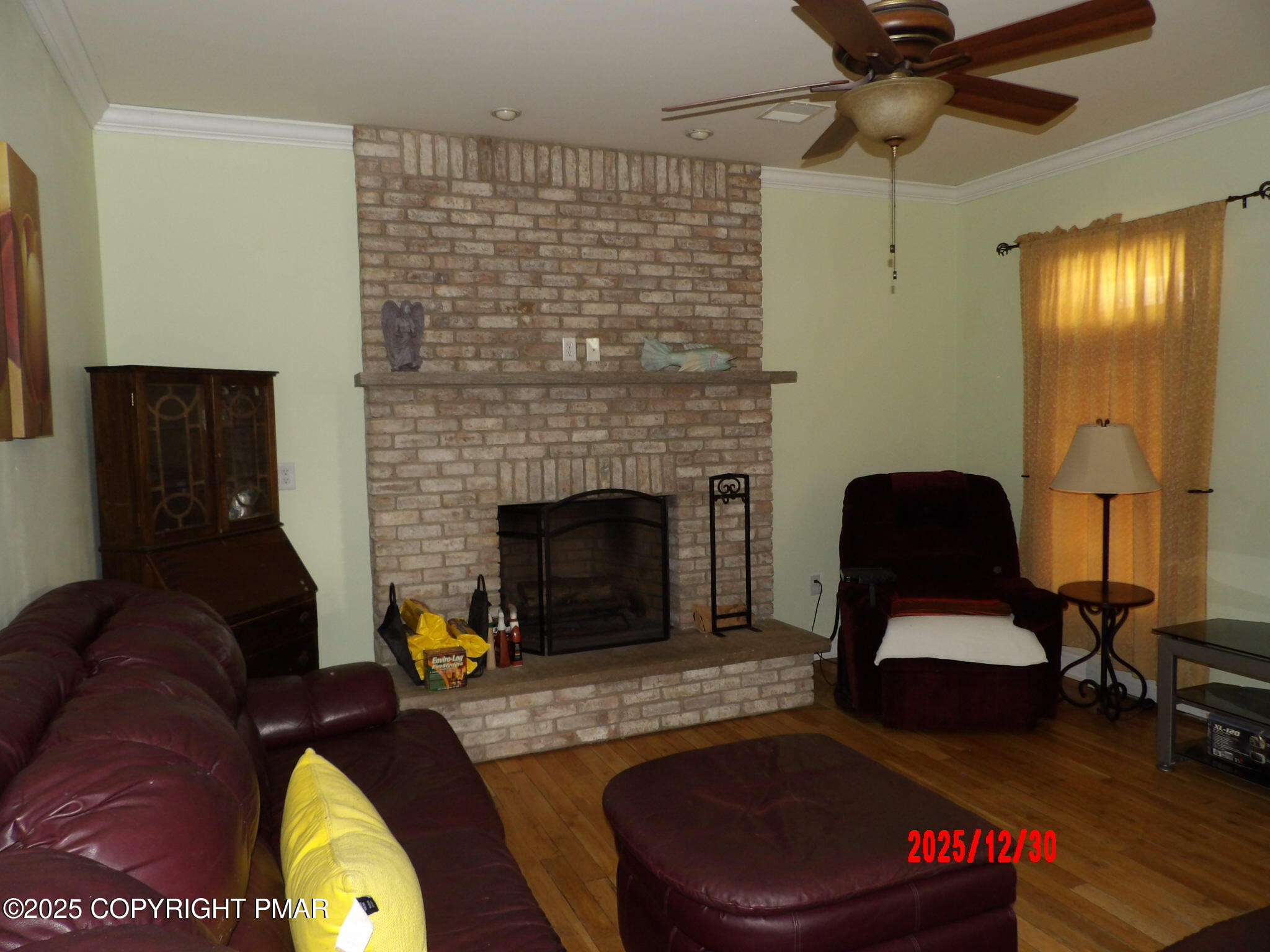 2 Shepard Court Delaware Water Gap, PA 18327 - Photo 26 of 57 a living room with furniture and a fireplace