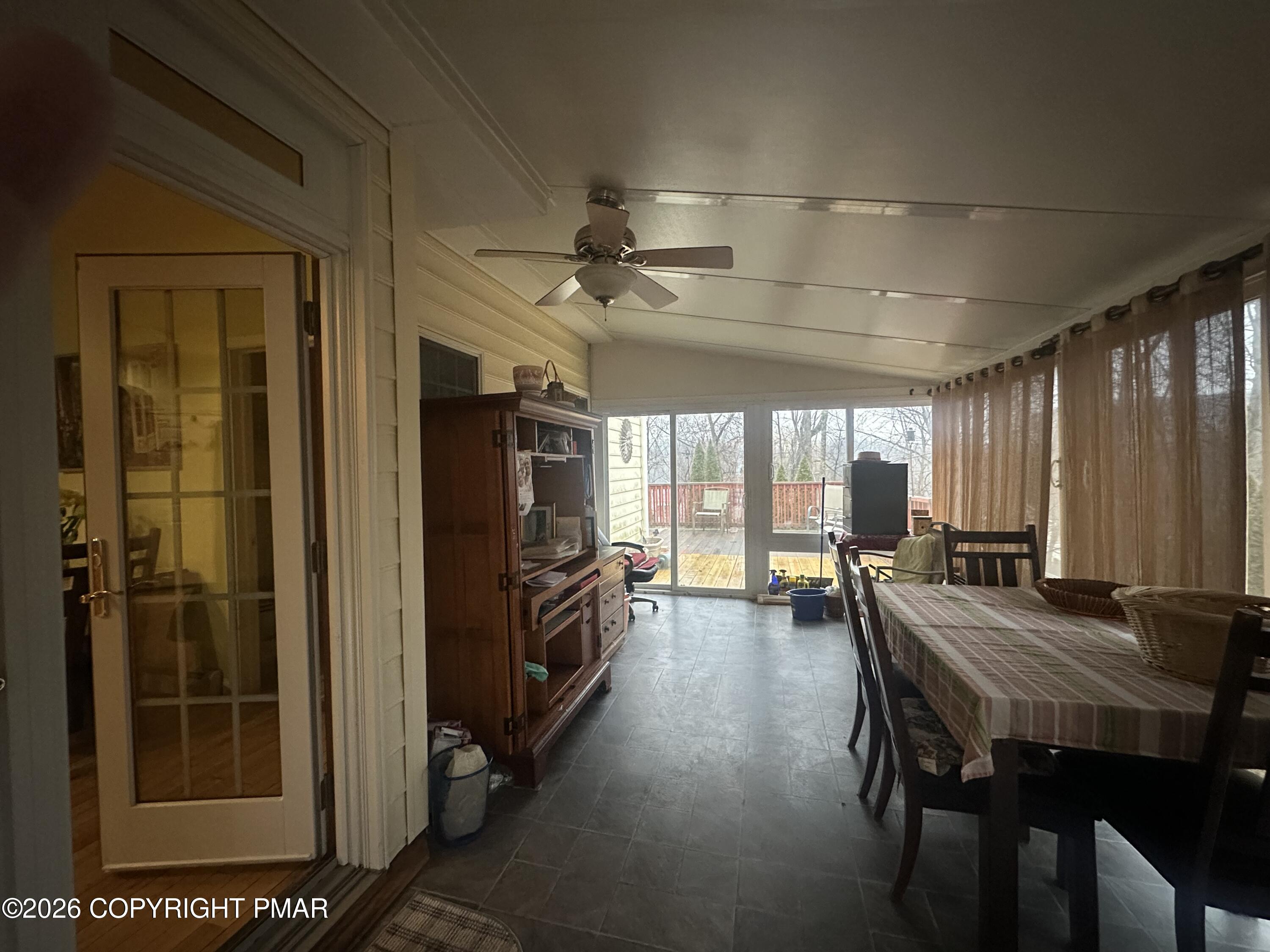 2 Shepard Court Delaware Water Gap, PA 18327 - Photo 34 of 57 a view of a dining room with furniture window and outside view