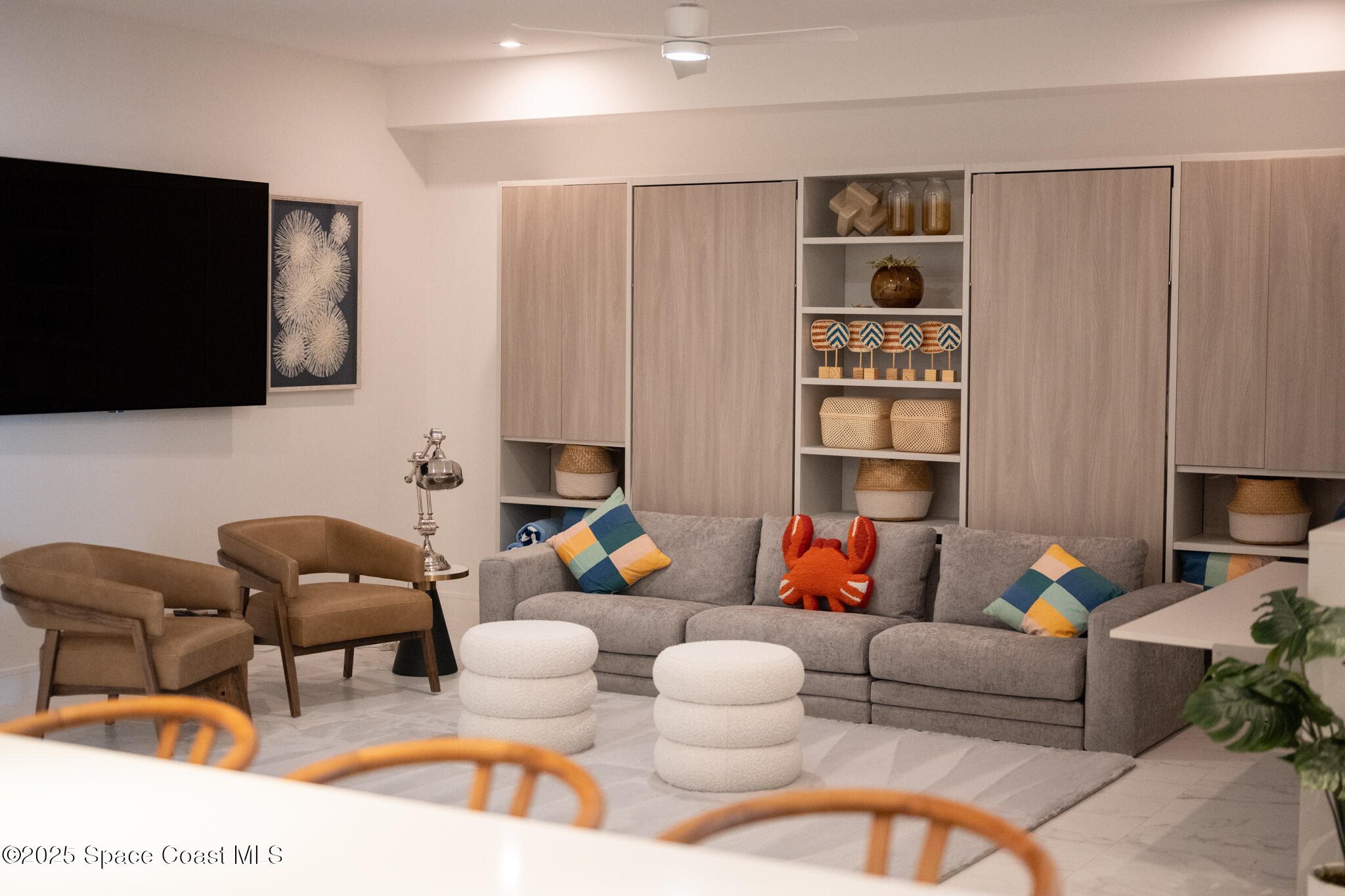 65 North Atlantic Avenue, Unit 404 Cocoa Beach, FL 32931 - Photo 18 of 57 Family room view from kitchen