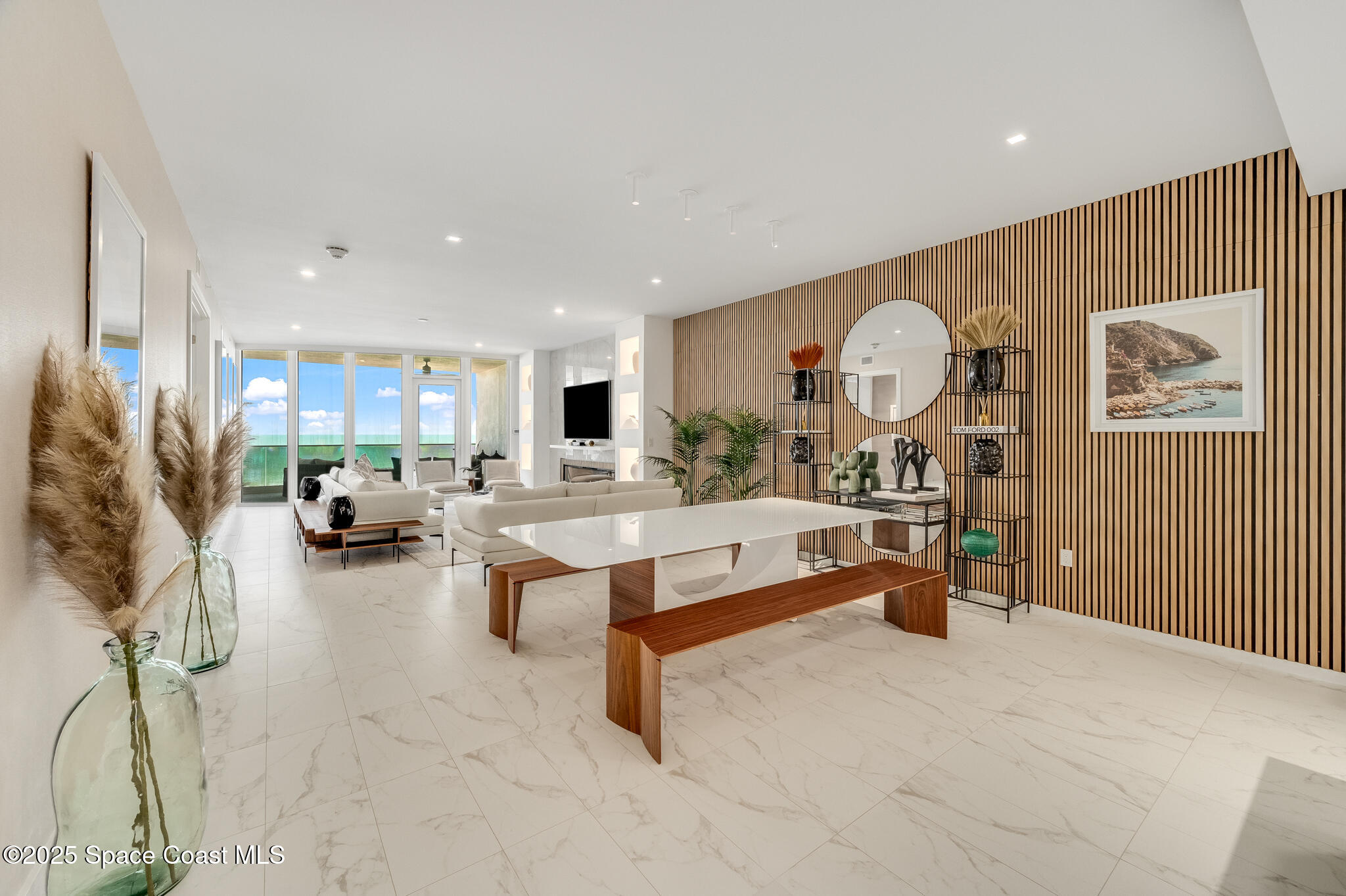 65 North Atlantic Avenue, Unit 404 Cocoa Beach, FL 32931 - Photo 32 of 57 DR from FR/kitchen view