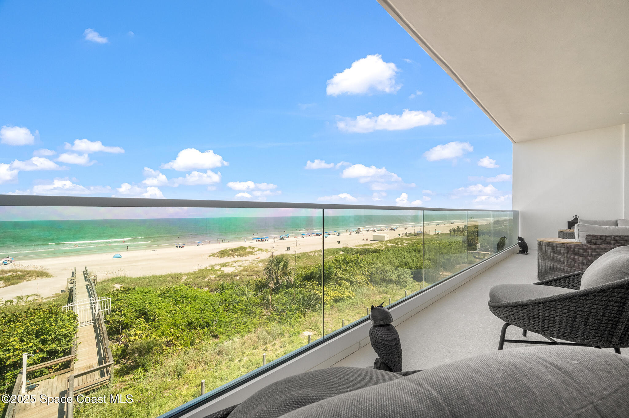 65 North Atlantic Avenue, Unit 404 Cocoa Beach, FL 32931 - Photo 54 of 57 Ocean view from balcony