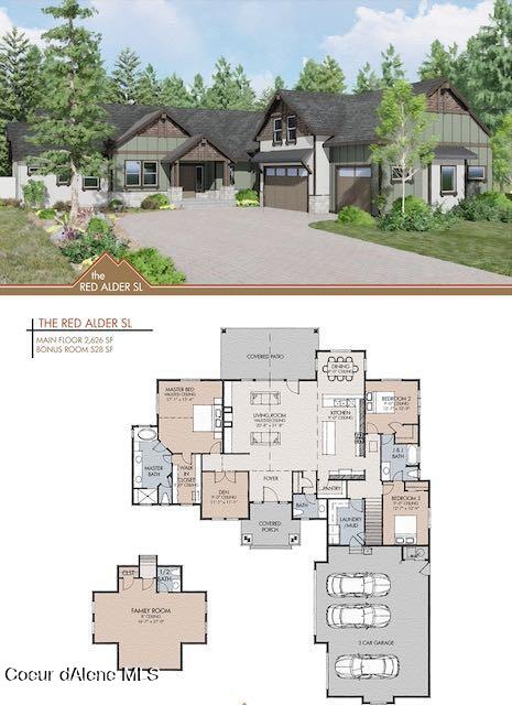 4 East Amulet Circle Rathdrum, ID 83858 - Photo 19 of 19 Floor plan