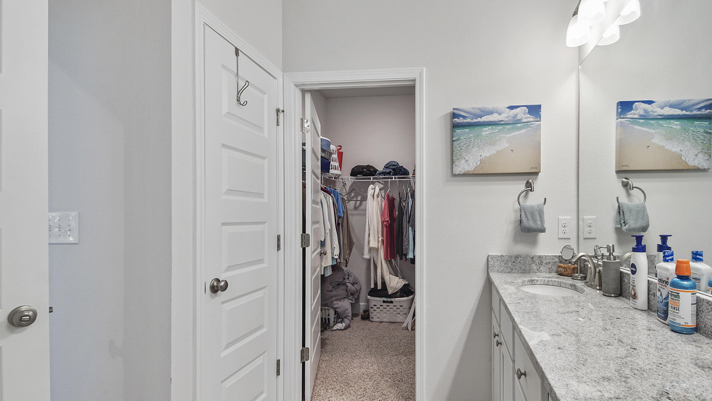 158 Lightning Bug Lane Freeport, FL 32439 - Photo 18 of 23 a view of a bathroom sink and a tub