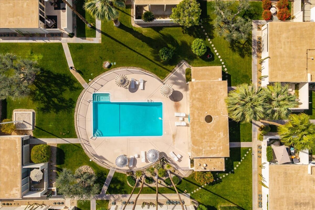 1859 Sandcliff Road Palm Springs, CA 92264 - Photo 35 of 37 Aerial Pool