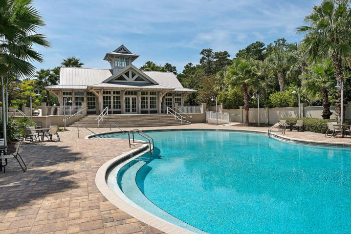 Lot 28 Grande Pointe Cir Inlet Beach Inlet Beach, FL 32461 - Photo 2 of 2 a view of a house with pool and sitting area