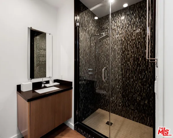 a view of a swimming pool with a yard