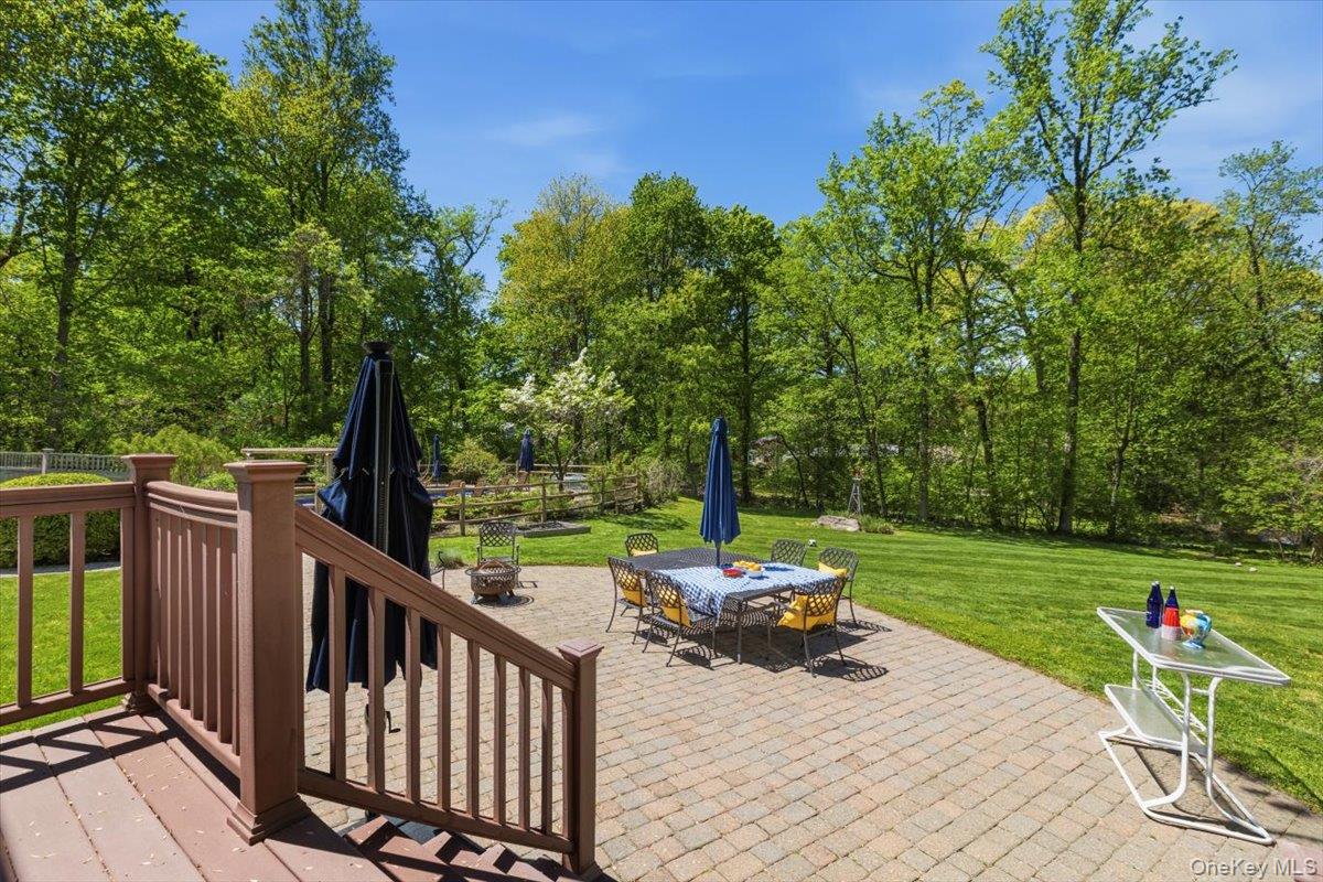 119 Edgewood Road Ossining, NY 10562 - Photo 11 of 50 It is rare to find a backyard this nice anywhere!! The expansive paver Patio leads to a huge acre property for lawn play, gardening, or use your imagination.