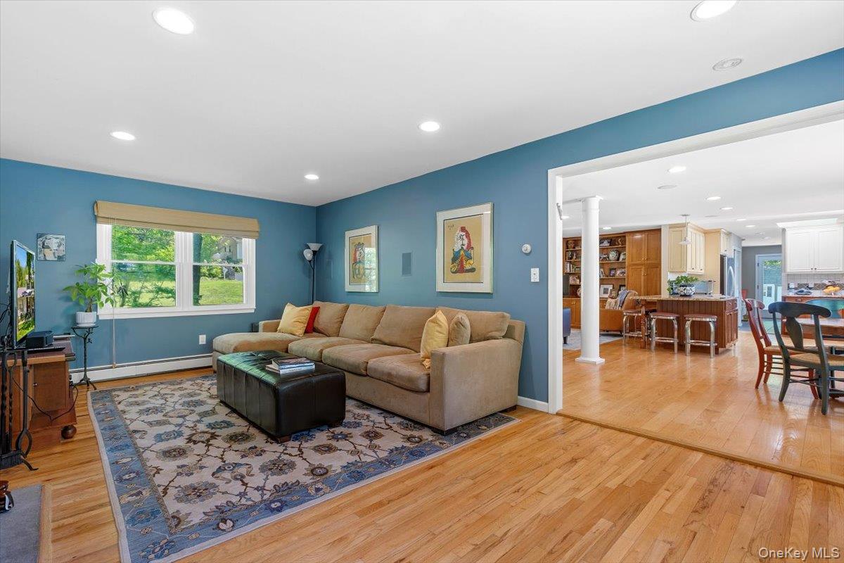 119 Edgewood Road Ossining, NY 10562 - Photo 14 of 50 The Family Room is quite large with hardwood floors and recessed lights.