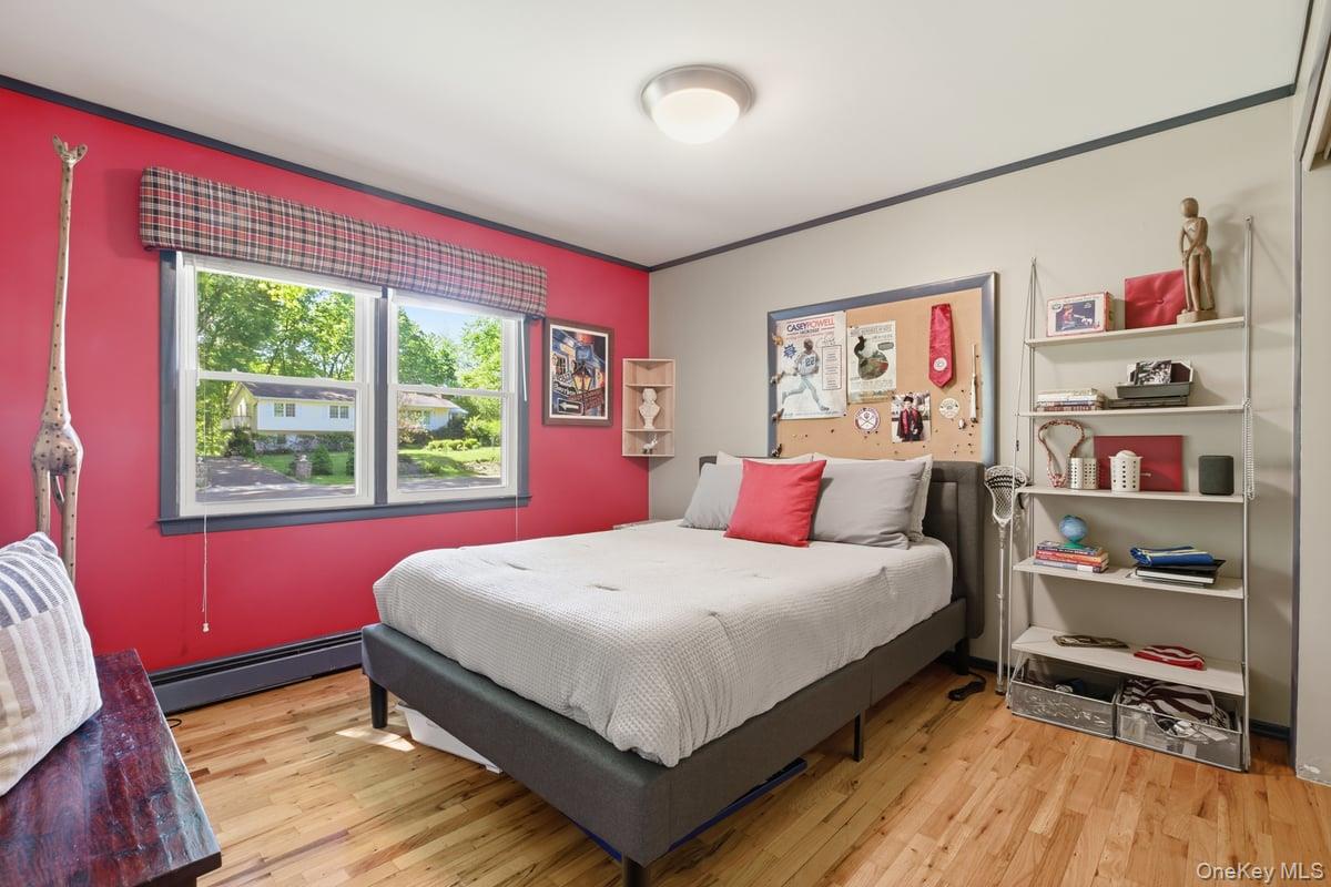 119 Edgewood Road Ossining, NY 10562 - Photo 30 of 50 Third Bedroom with hardwood floors, overhead light and custom valance.