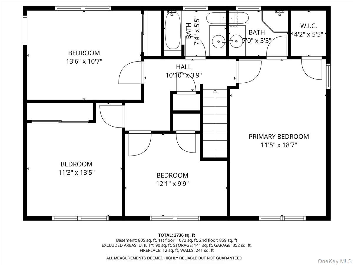 119 Edgewood Road Ossining, NY 10562 - Photo 50 of 50 Second Level Floor Plan
