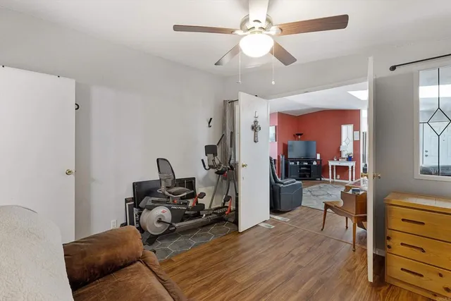 a view of a livingroom with furniture and a livingroom