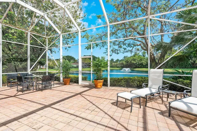 front view of a house with a garden