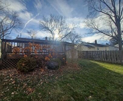 412 West South Street Crown Point, IN 46307 - Photo 11 of 12 a view of a bench in a backyard