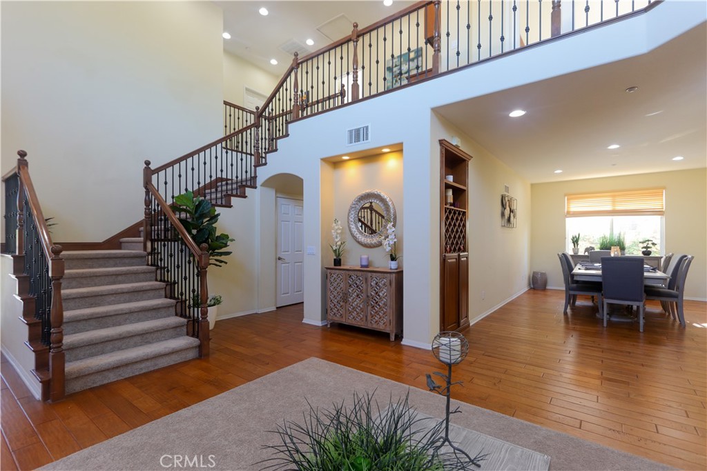 321 Tomko Way Placentia, CA 92870 - Photo 13 of 52 a view of entryway livingroom and hall with wooden floor