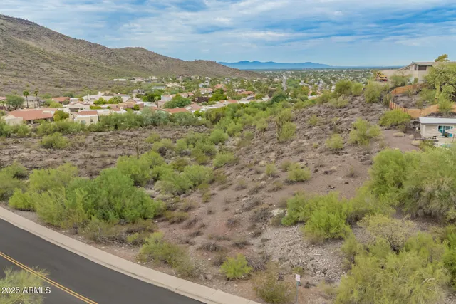 a view of a mountain from a window