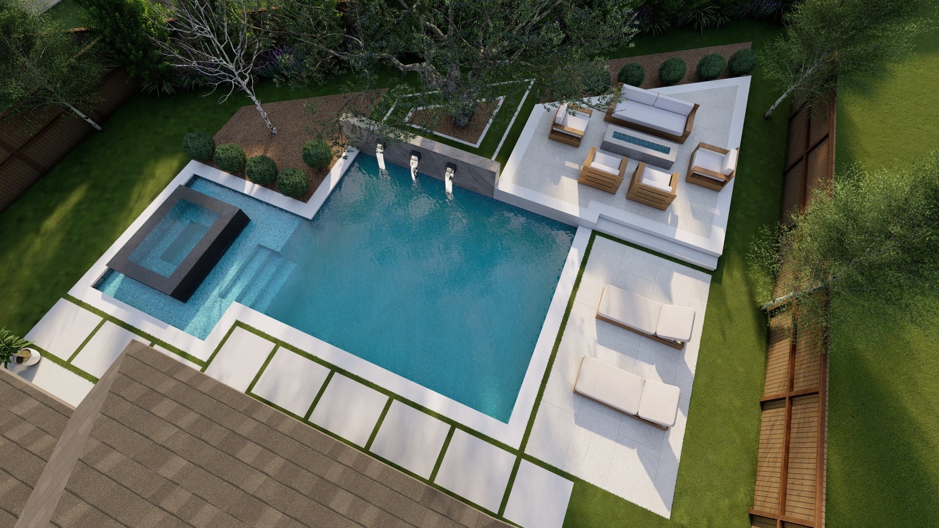 6635 Waxbill Road Katy, TX 77493 - Photo 27 of 33 swimming pool view with a outdoor seating