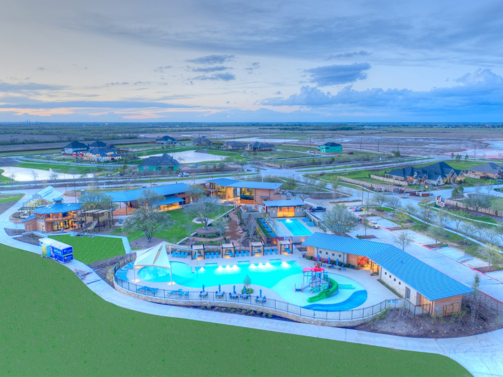 6635 Waxbill Road Katy, TX 77493 - Photo 30 of 33 a view of a swimming pool with an outdoor space