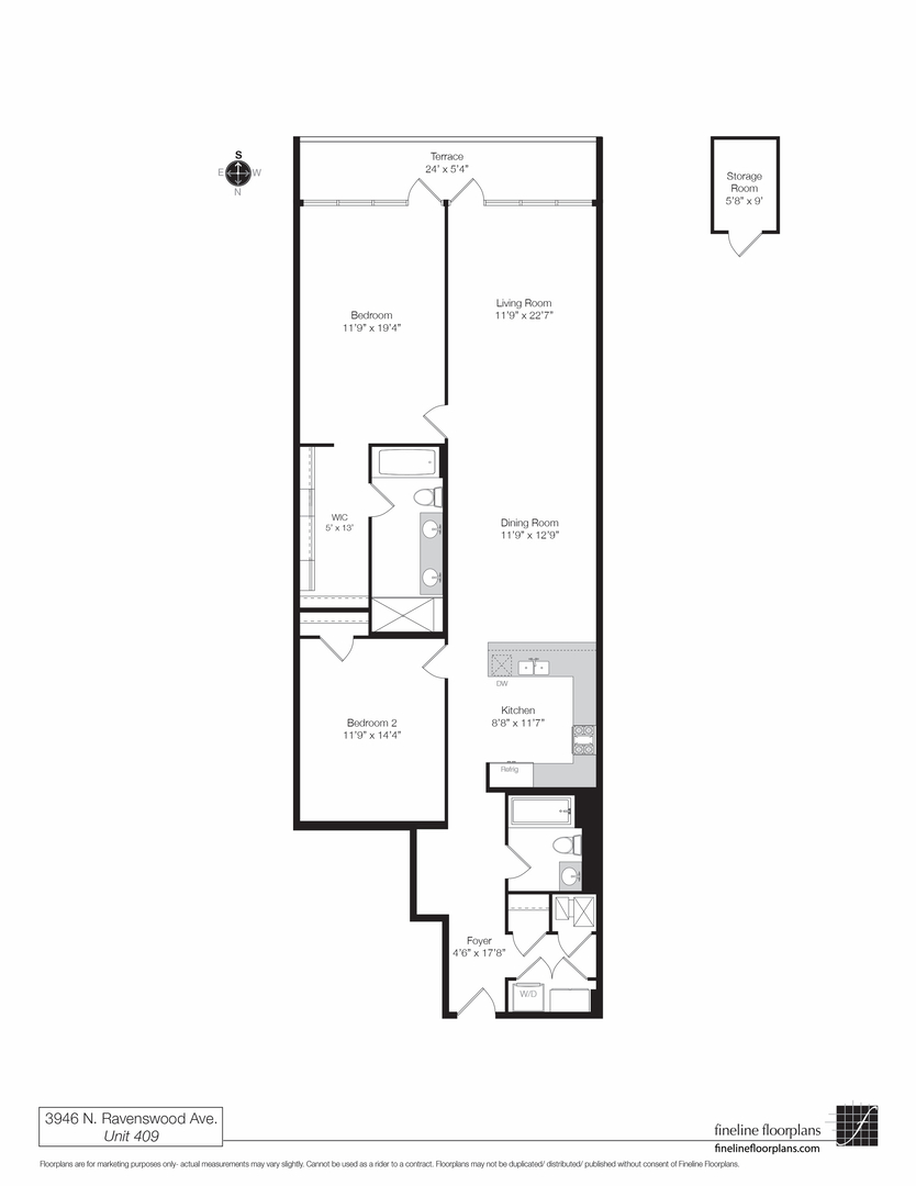 3946 North Ravenswood Avenue, Unit 409 Chicago, IL 60613 - Photo 14 of 14 Gallery Image 14