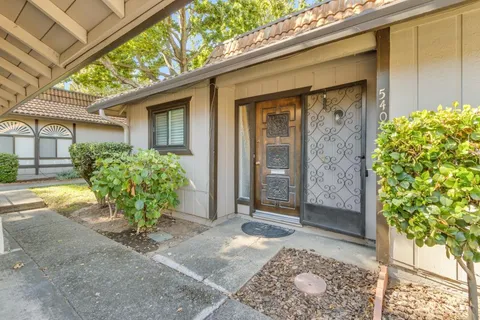 a view of a entryway door of the house