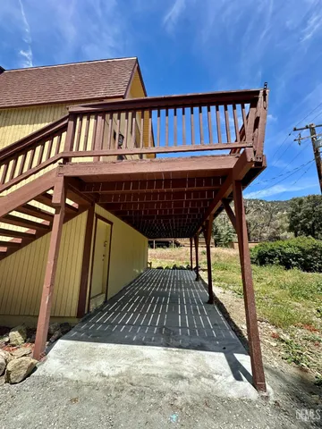 a view of a roof deck
