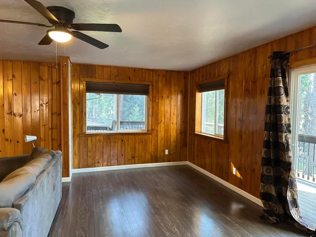 a view of outdoor space with seating