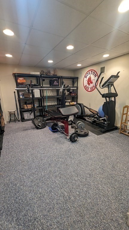 10 Van Gemert Drive Mansfield, MA 02048 - Photo 26 of 33 a view of a room with gym equipment