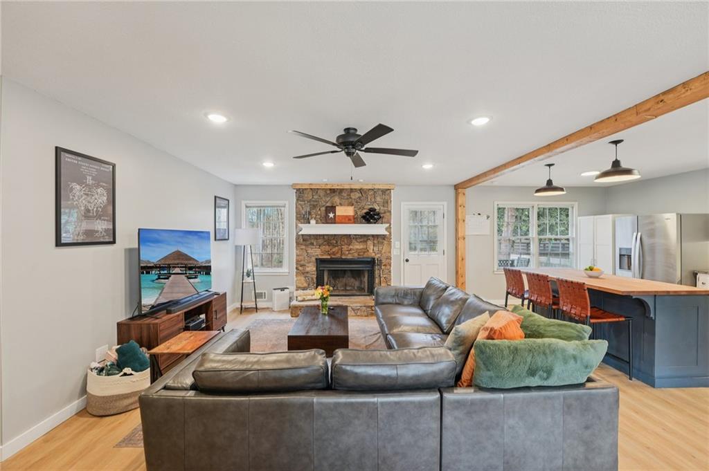 1600 Mountain Trace Canton, GA 30114 - Photo 6 of 50 a living room with furniture fireplace and window