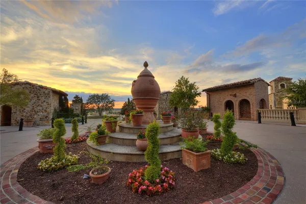 a view of a garden
