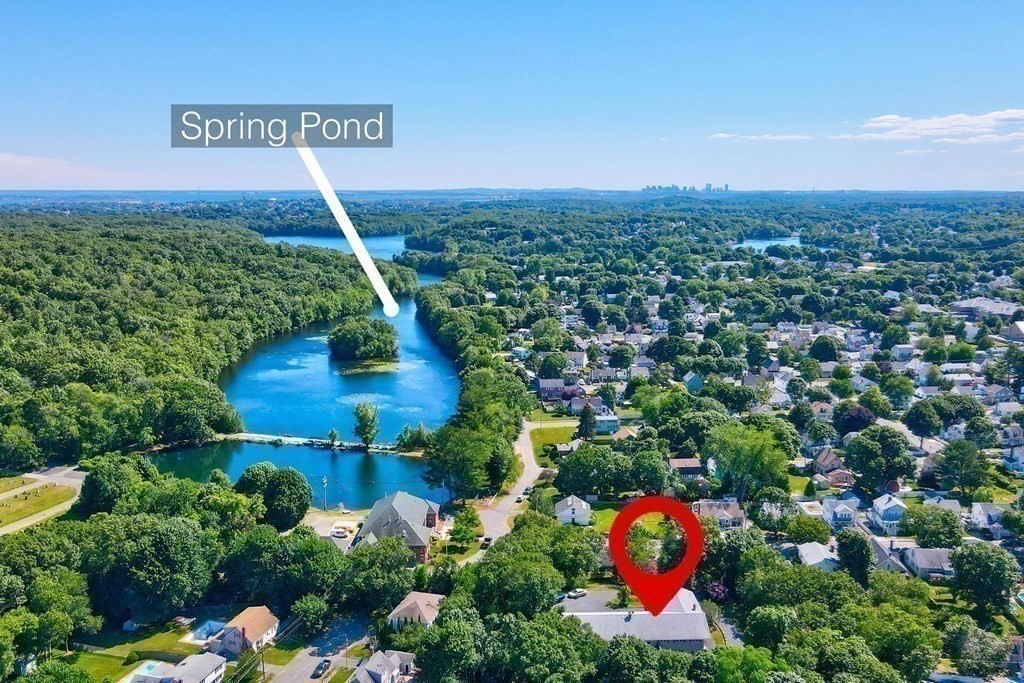 36 Rainbow Circle Peabody, MA 01960 - Photo 40 of 41 an aerial view of residential house with swimming pool and outdoor space