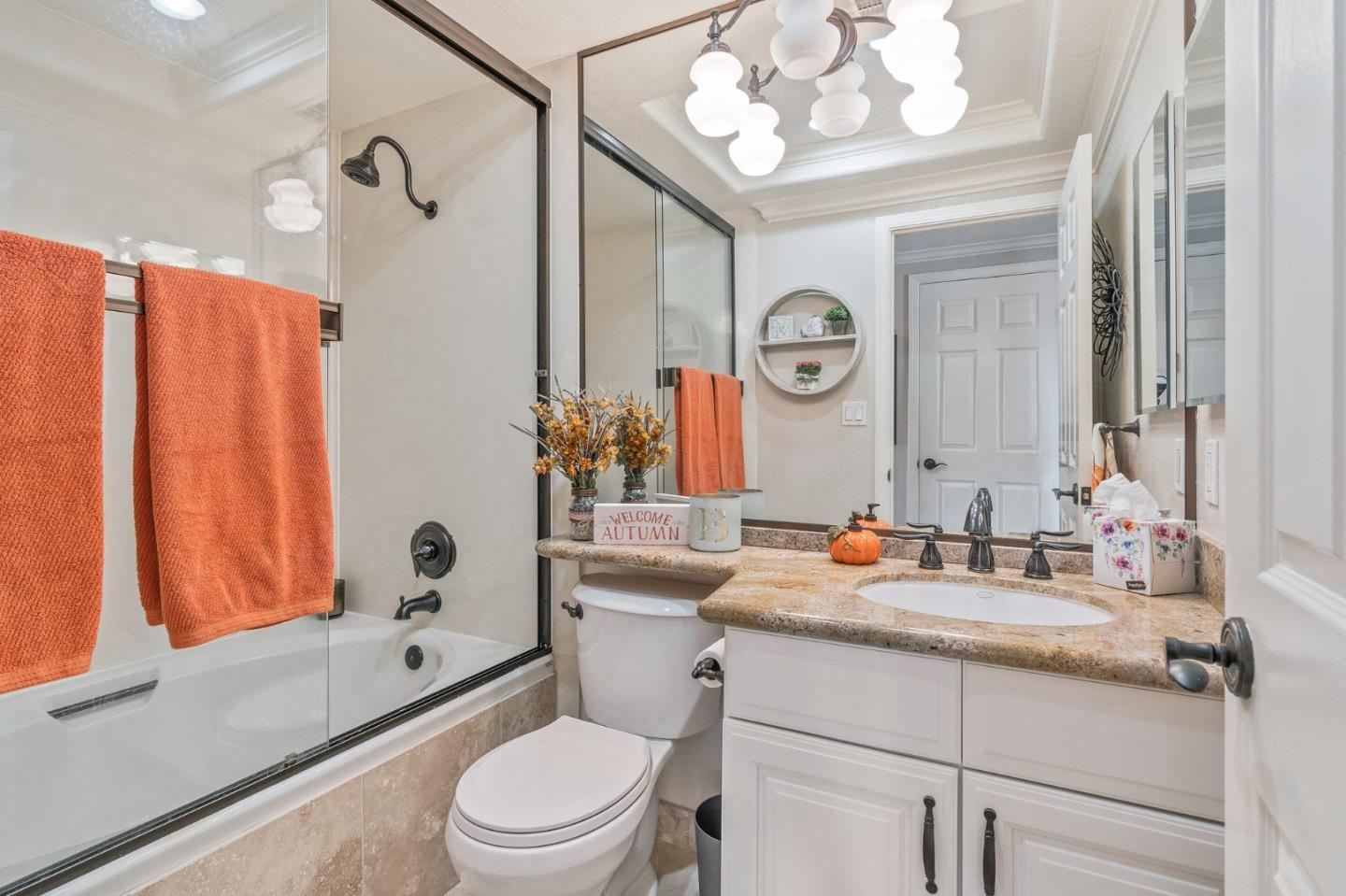 42 Seneca Lane San Ramon, CA 94583 - Photo 18 of 40 a bathroom with a sink a toilet and a mirror