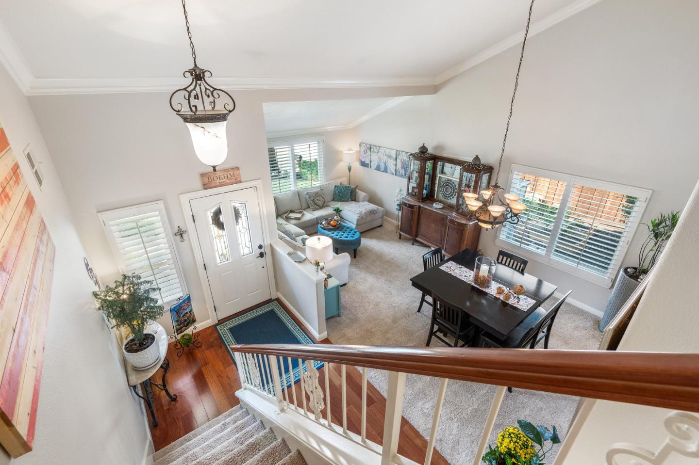 42 Seneca Lane San Ramon, CA 94583 - Photo 21 of 40 a view of living room filled with furniture and a chandelier