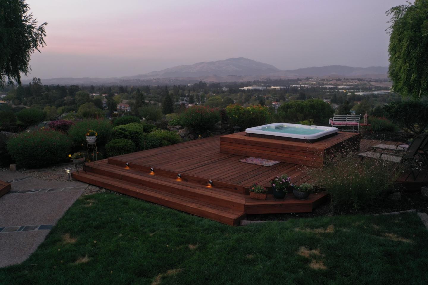 42 Seneca Lane San Ramon, CA 94583 - Photo 39 of 40 a view of a garden with a bench