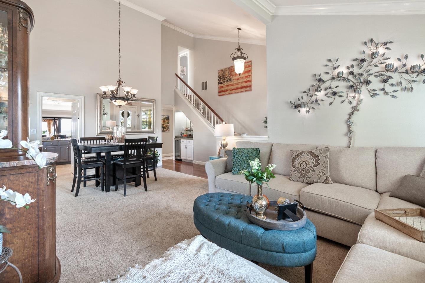 42 Seneca Lane San Ramon, CA 94583 - Photo 4 of 40 a living room with furniture chandelier and a chandelier