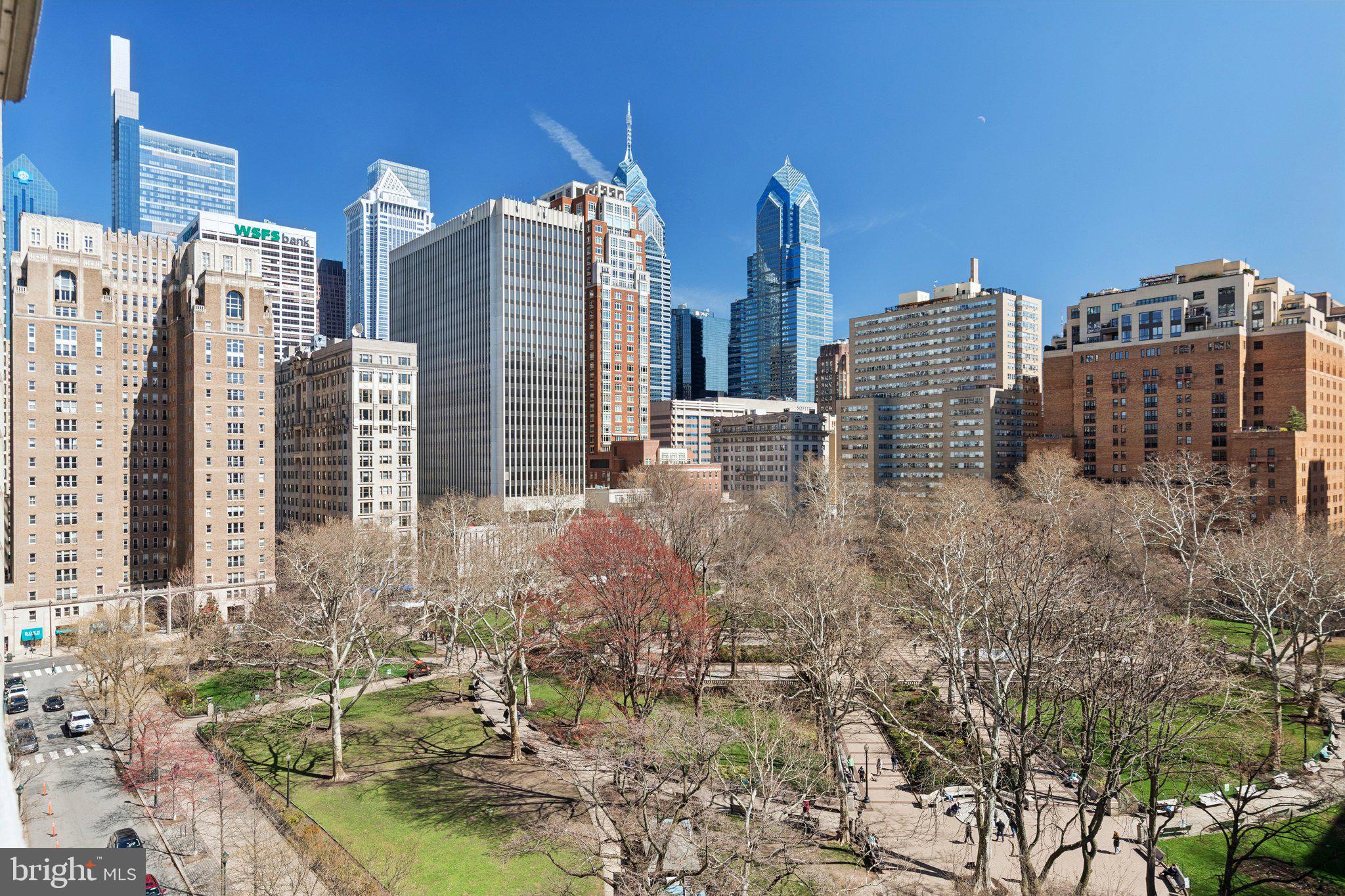 224 West Rittenhouse Square, Unit 1105 Philadelphia, PA 19103 - Photo 3 of 46 Urban skyline meets serene park view.