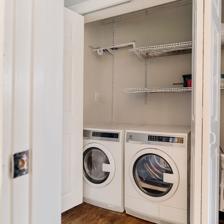530 Massachusetts Avenue, Unit 2 Boston, MA 02118 - Photo 25 of 33 a utility room with dryer and washer