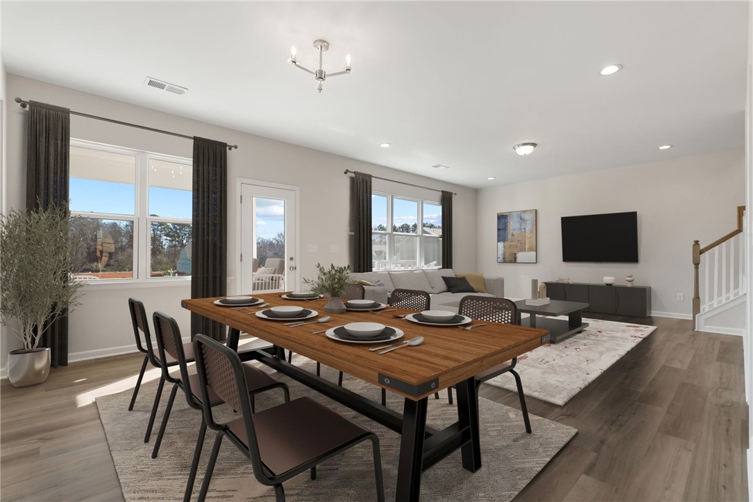 312 Keeling Avenue, Unit SUN0136 Anderson, SC 29625 - Photo 16 of 49 Dining/Family Room **Photo is virtually staged**