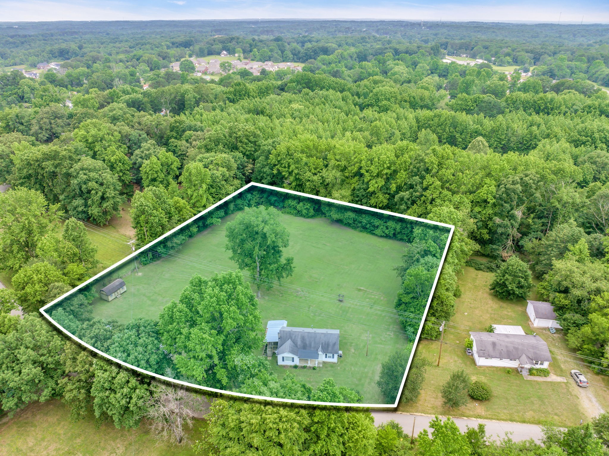 7120 Taylor Road Fairview, TN 37062 - Photo 25 of 25 an aerial view of a house with a yard