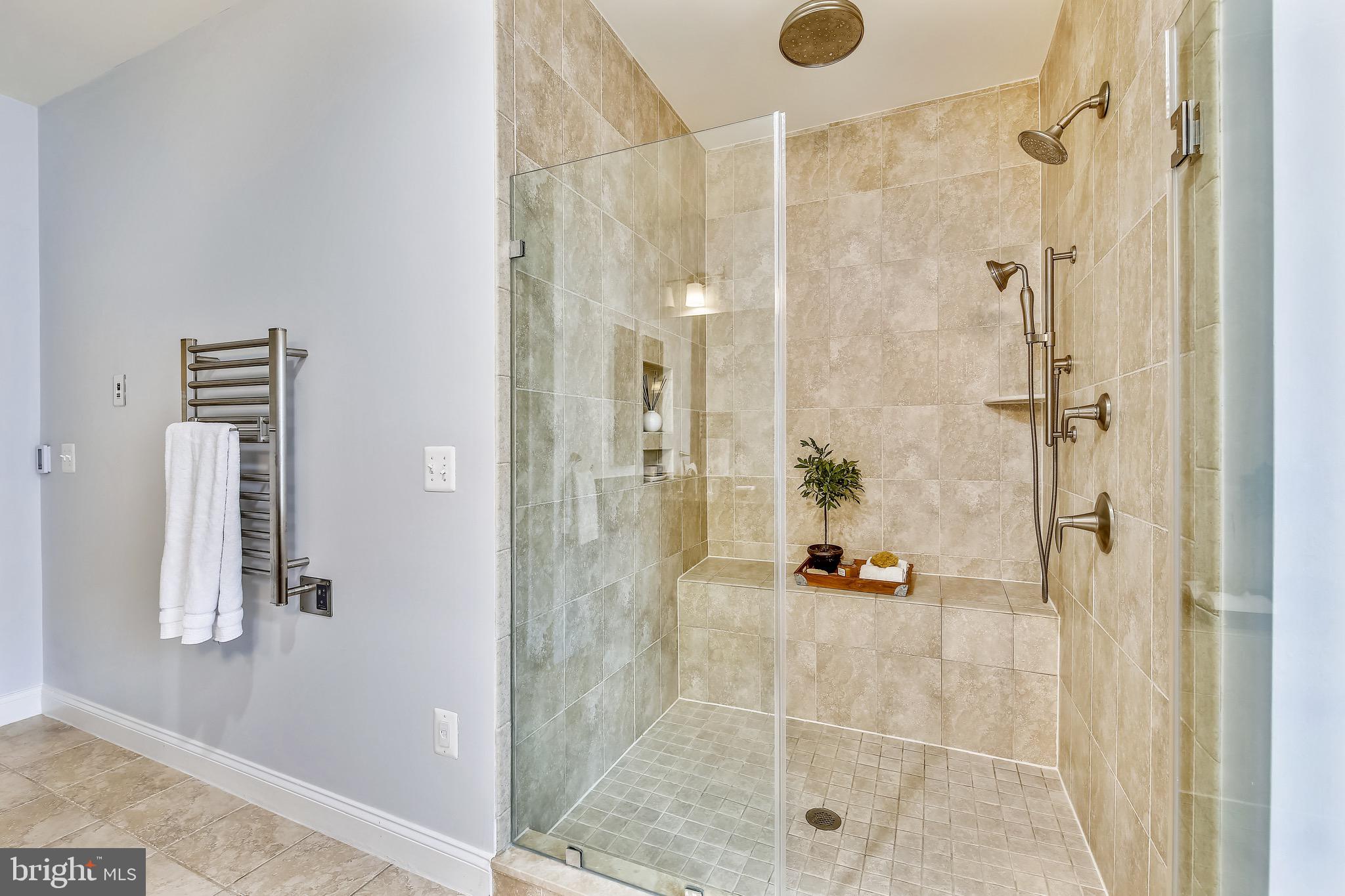 1411 Ridgeview Way Washington, DC 20007 - Photo 19 of 43 a bathroom with a shower