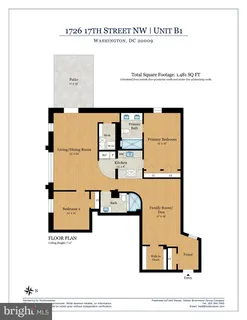$675,000 | 1726 17th Street Northwest, Unit B1, Washington, DC 20009