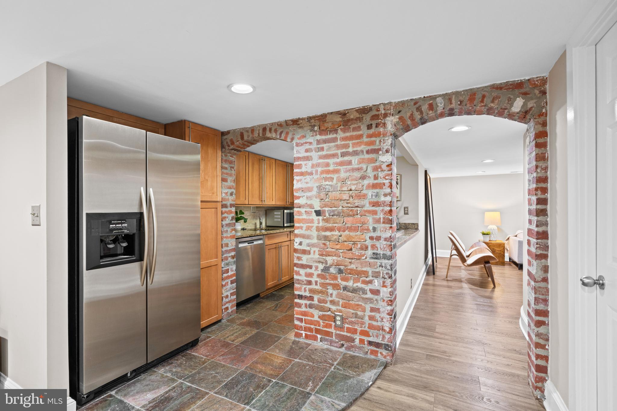 1726 17th Street Northwest, Unit B1 Washington, DC 20009 - Photo 8 of 33 Exposed Brick