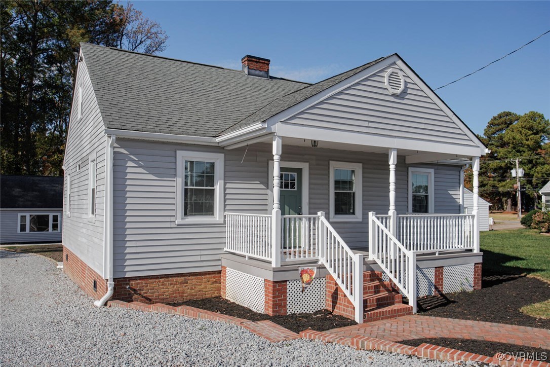 6116 Staples Mill Road Henrico, VA 23228 - Photo 1 of 24 Bungalow-style house with covered porch