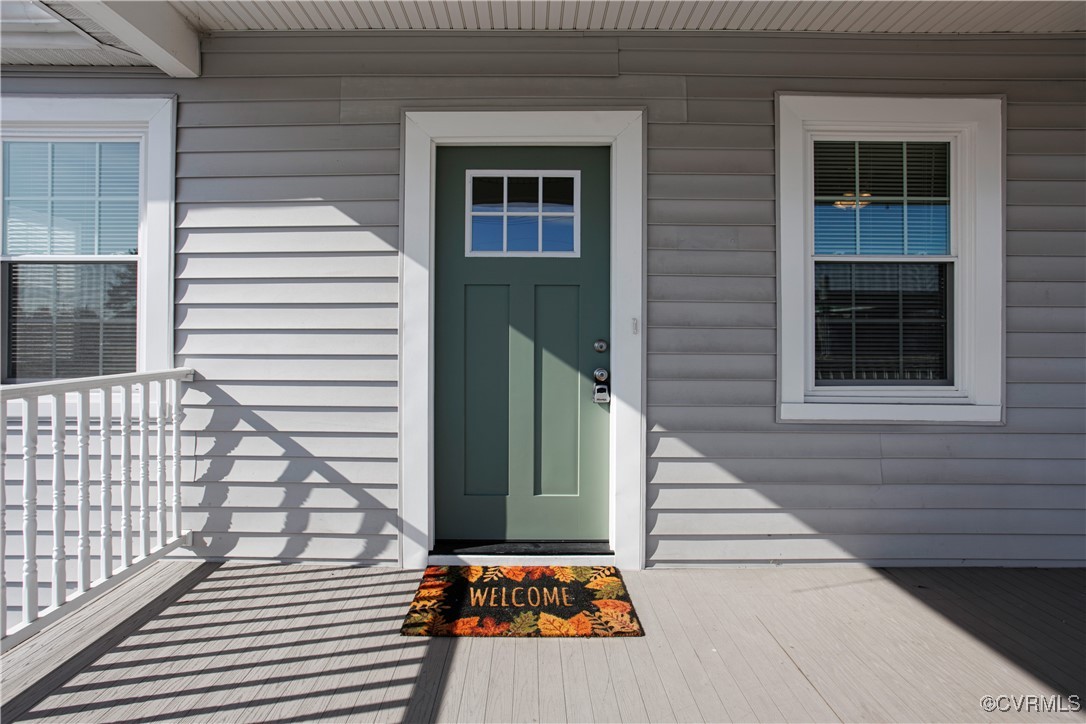 6116 Staples Mill Road Henrico, VA 23228 - Photo 3 of 24 View of exterior entry with a porch