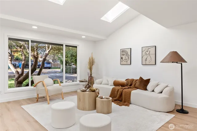 a kitchen with a sink stainless steel appliances and cabinets