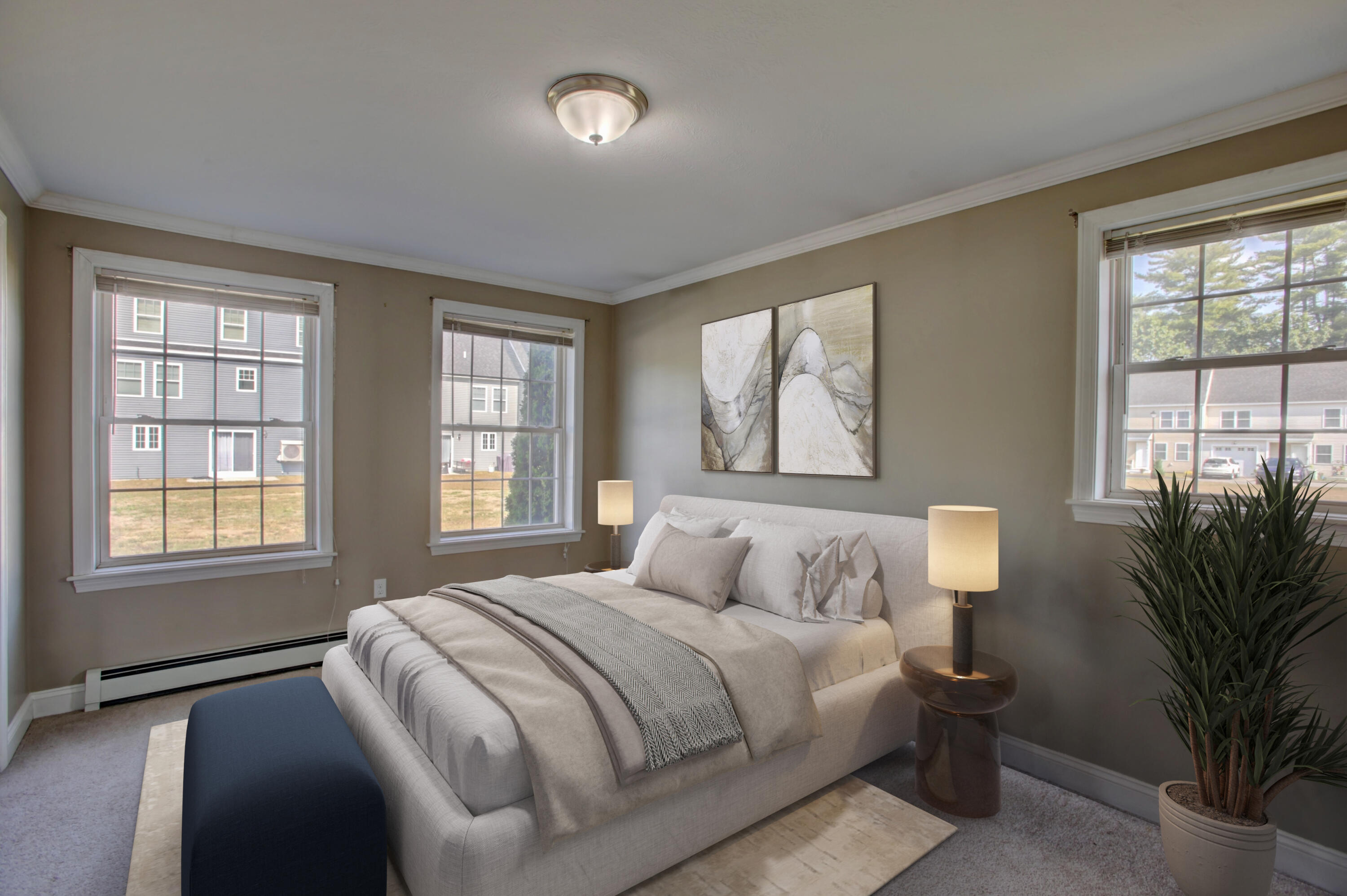 11 Smithwheel Road, Unit 32 Old Orchard Beach, ME 04064 - Photo 6 of 21 Virtually Staged: Large bedroom