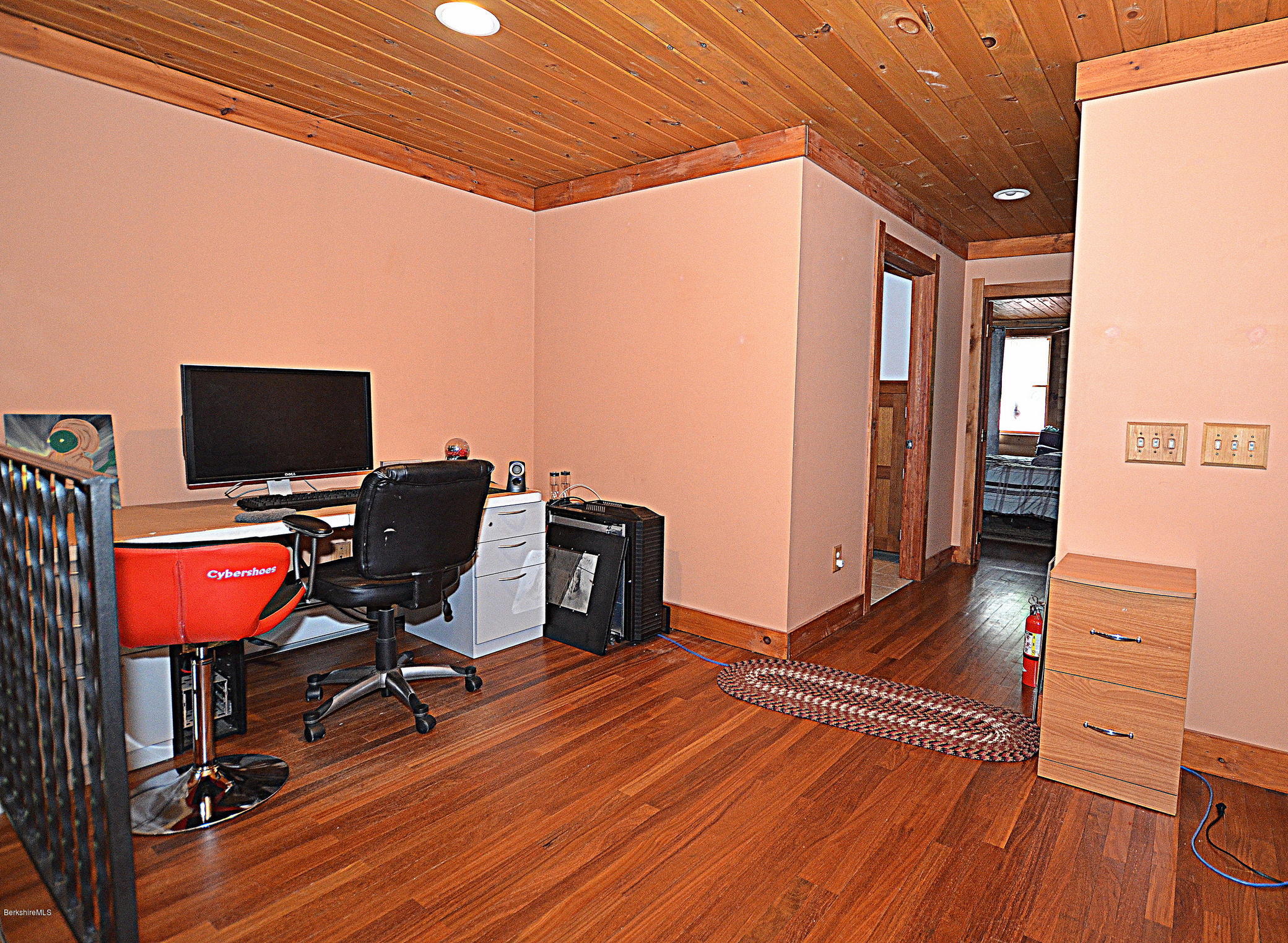 68 Cross Place Road Washington, MA 01223 - Photo 24 of 38 a view of a workspace with furniture and a window