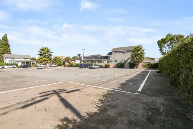 a view of street with houses