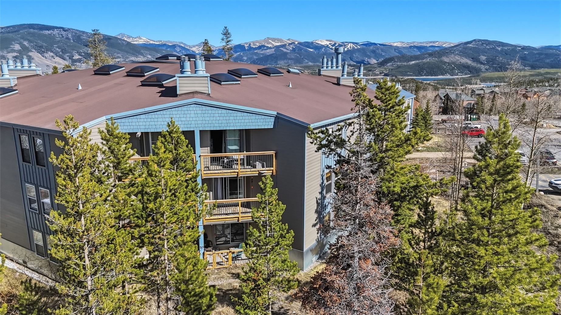 8500 Ryan Gulch Road, Unit 206 Silverthorne, CO 80498 - Photo 27 of 34 an aerial view of multiple house