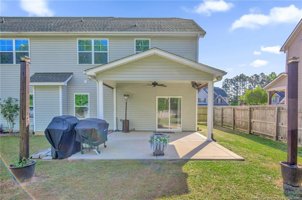 132 Shellbark Drive Spring Lake, NC 28390 - Photo 39 of 44 a view of a house with a yard and furniture