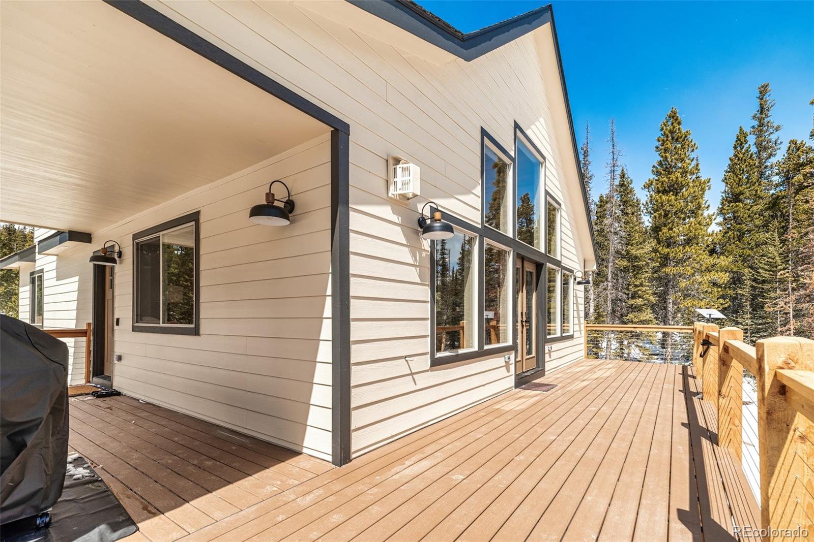 526 Porcupine Road Fairplay, CO 80440 - Photo 38 of 46 a view of a wooden deck