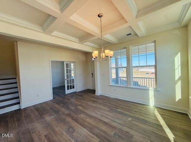 76 Alden Way Angier, NC 27501 - Photo 7 of 25 a view of an empty room with window and wooden floor